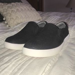 Dr. Scholl’s Memory Foam Slip-On Black Suede Shoe